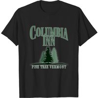 White Christmas Columbia Inn Pine Tree Vermont T-Shirt for Men