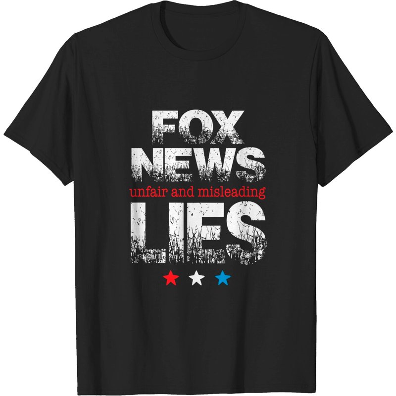 T-shirt pour hommes Fox News Lies — T-shirts pour hommes