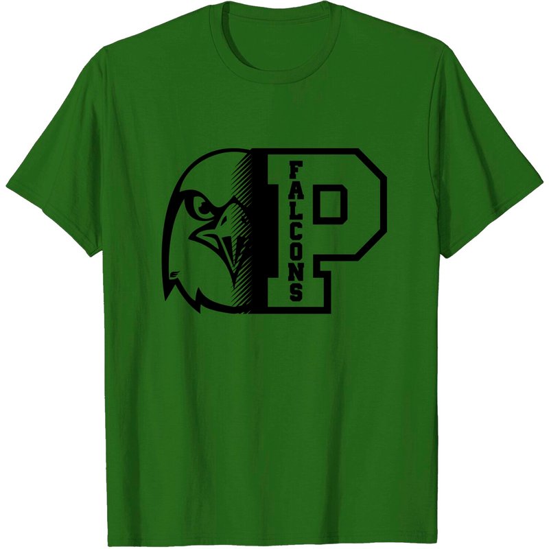 T-shirt Blanc avec Logo de l'Équipe Falcons pour Hommes — T-shirts pour hommes