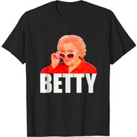 Betty White Men's T-Shirt in Black