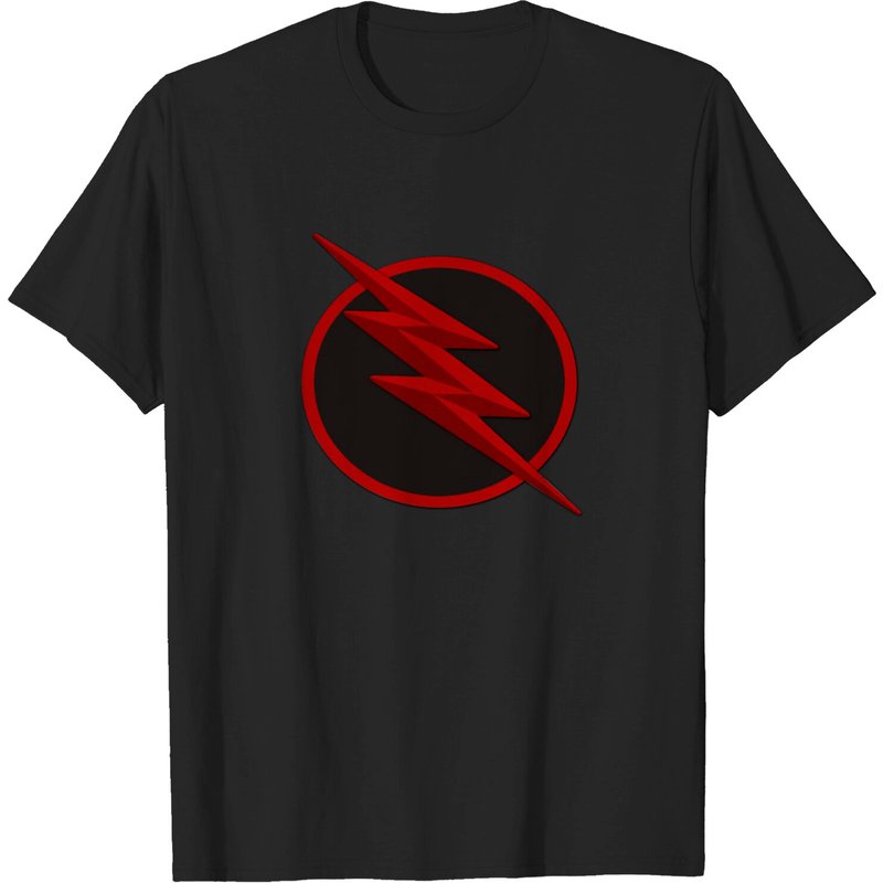 T-shirt Logo Reverse Flash pour hommes - Noir — T-shirts pour hommes