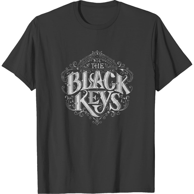 T-shirt Black Keys Reverse White pour hommes — T-shirts pour hommes