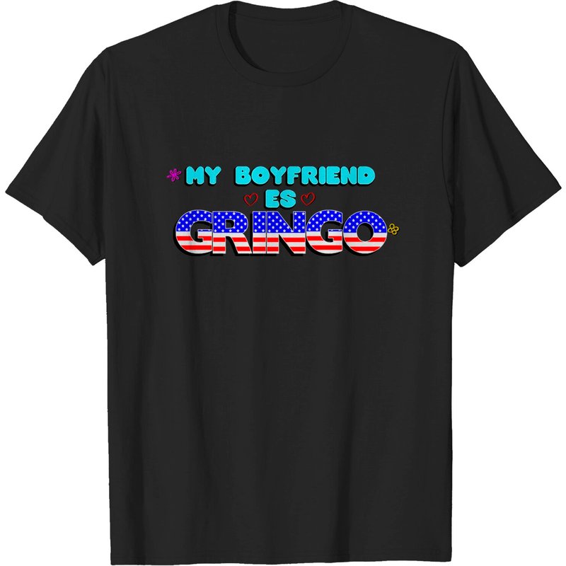 My BF es Gringo - T-shirt Boyfriend pour Hommes — T-shirts pour hommes