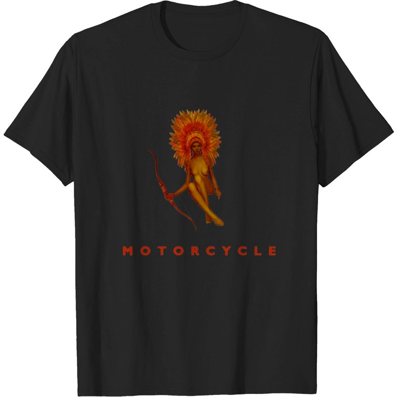 T-shirt avec design de poster de moto vintage par Motormaniac — T-shirts pour hommes