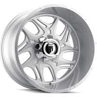 American Truxx AT1900 Sweep Brushed Wheels - 22x12 - 5x127 -44 Offset — Wheels & Rims