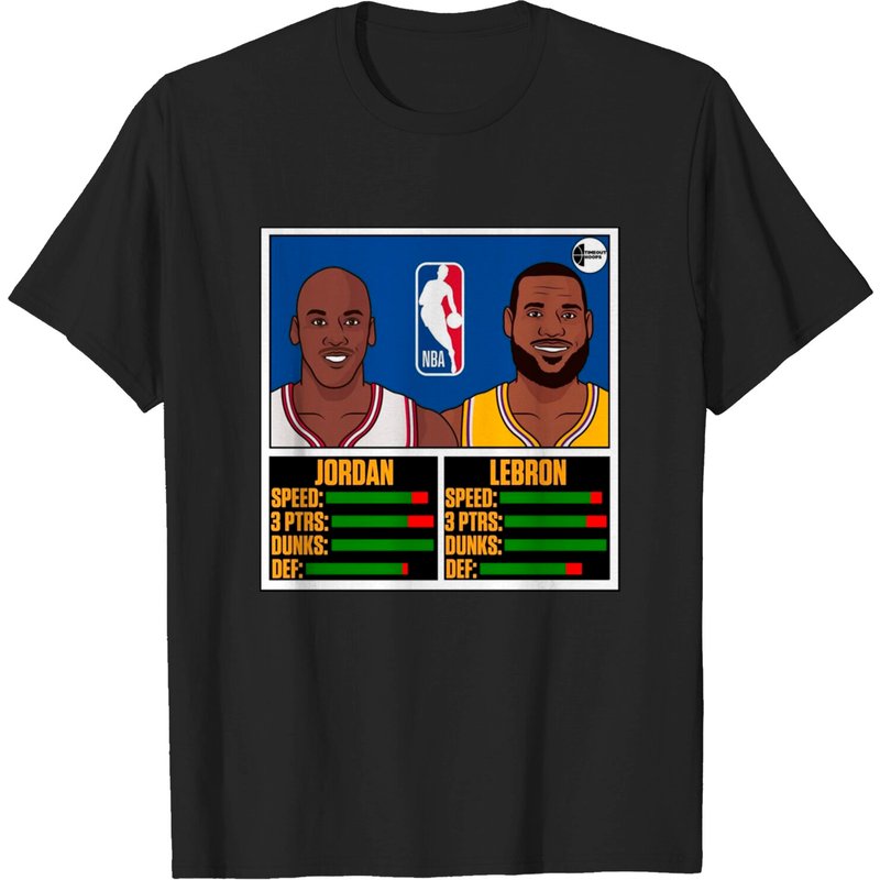 Jordan Vs LeBron - Michael Jordan Men's T-Shirt