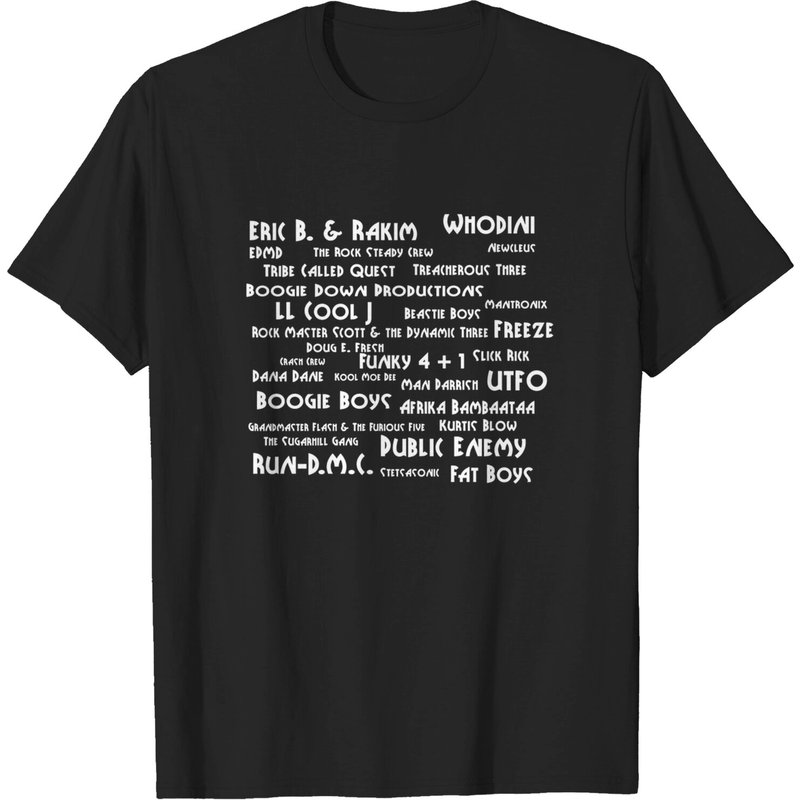 T-Shirts pour hommes Hip Hop Pioneers - Noir — T-shirts pour hommes