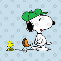 Snoopy Golf Men's T-Shirt in Royal