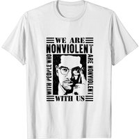 BLM Built by Black Malcom X T-Shirt for Men — Mens T Shirts