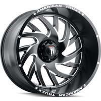 Roues American Truxx AT1907 Xclusive Black Milled - 22x12 - 5x150 — Roues et jantes