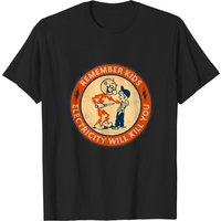 Electricity Will Kill You Kids Men's T-Shirt — Mens T Shirts