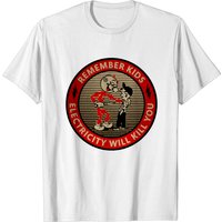 T-shirt pour hommes Electricity Will Kill You Kids — T-shirts pour hommes