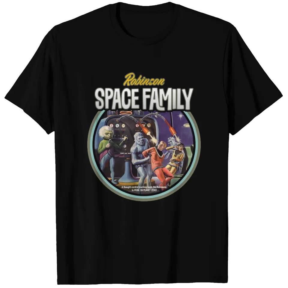 T-shirt Vintage Sci Fi de la Famille Spatiale des Années 1960 pour Hommes