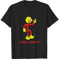 T-shirt pour hommes Reddy Kilowatt en noir