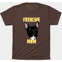 T-shirt Frenchie Mom pour hommes en noir — T-shirts pour hommes