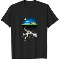 Bones Dog T-Shirt for Men in Black — Mens T Shirts