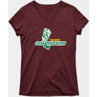 T-shirt Defunct Toledo Goal Diggers Hockey pour hommes — T-shirts pour hommes