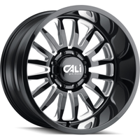 Cali Off Road 9110 Summit Gloss Black Milled Wheels - 20x10 -6x135 — Wheels & Rims