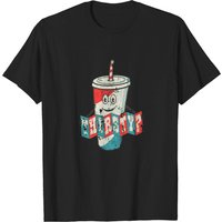 T-shirt Thirsty Vintage 60s pour hommes en noir — T-shirts pour hommes