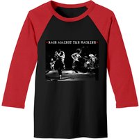 T-Shirts de Baseball Rage Against The Machine pour Hommes Noir/Rouge