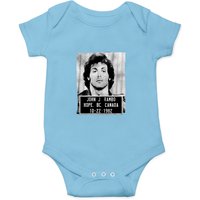 Rambo John J. Rambo Canada 1982 Mugshot Noir Combinaison Adulte — Bodys bébé