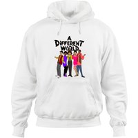 Hoodie Unisexe A Different World des Émissions Noires — Sweats à capuche pour hommes
