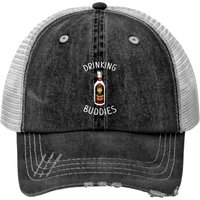 Chapeau Trucker Drinking Buddies Milk And Rumple Minze — Casquette de baseball