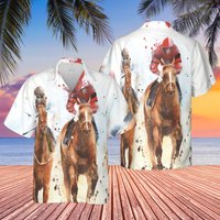 Kentucky Derby Horse Racing 3D Hawaiian Shirt