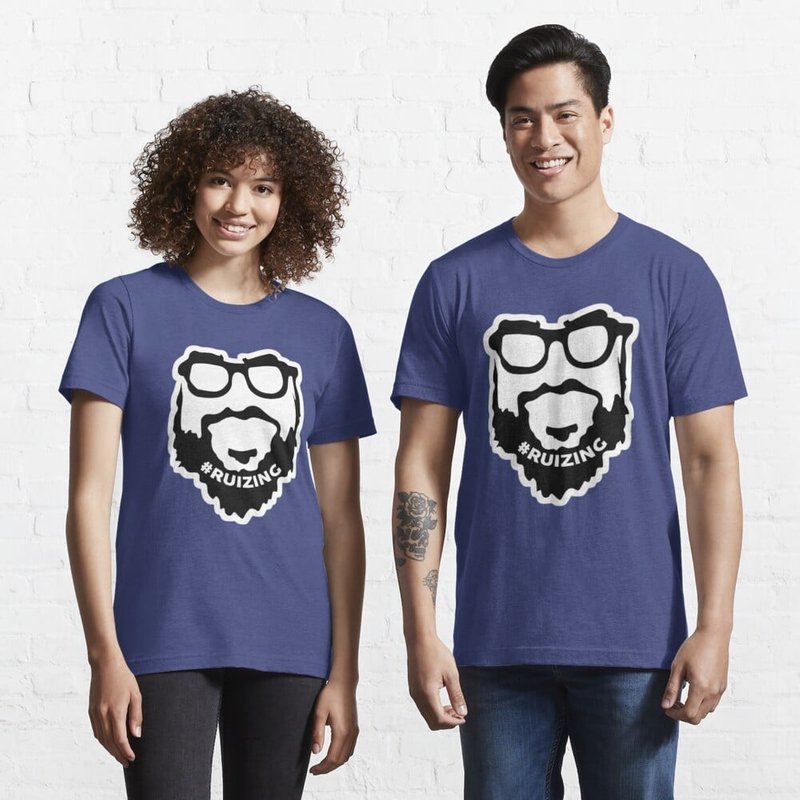 T-shirt essentiel pour hommes Ruizing 2022 en noir — T-shirts pour hommes