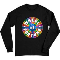 T-shirt à manches longues avec logo Wheel Of Fortune pour unisexe — T-shirts pour hommes