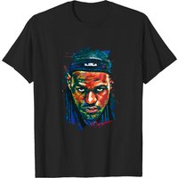 T-shirt LeBron James pour hommes en noir