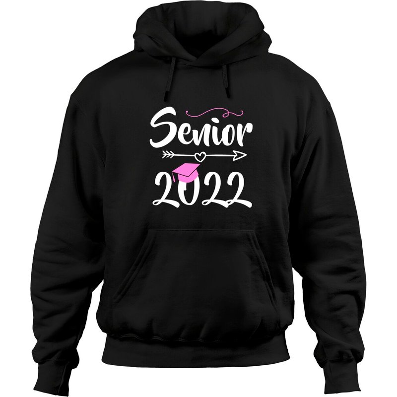 Hoodie de Graduation Senior 2022 avec Frange Rose Classe de 22 — Sweats à capuche pour hommes