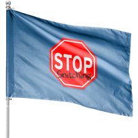 Drapeaux de Maison Stop Snitching - Impression Double Face