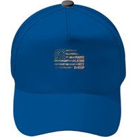Casquette Patriotique Lion Drapeau Américain Raise Lions Not Sheep — Casquette de baseball