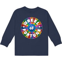 T-shirt à manches longues Logo Wheel Of Fortune pour enfants