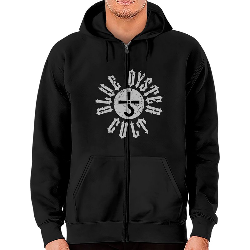 Blue Oyster Cult Unisex Zip Hoodie — Mens Hoodies