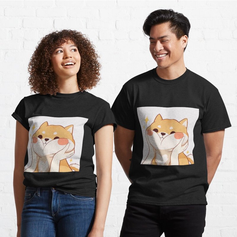 Kawaii Shiba Inu Classic T-Shirt for Men