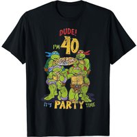 Teenage Mutant Ninja Turtles 40th Birthday Pizza Party T-Shirt