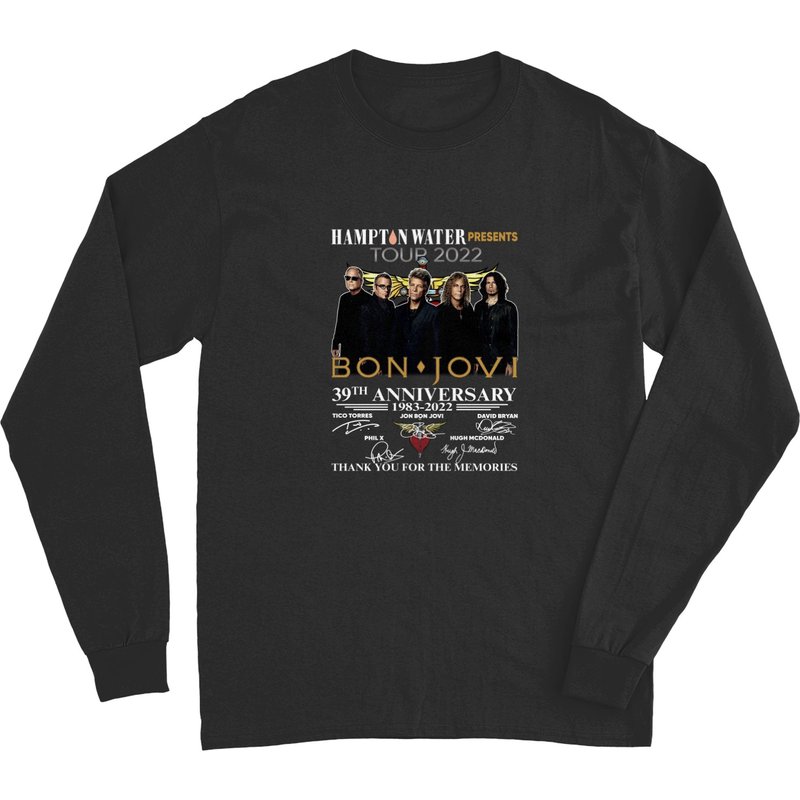Bon Jovi 2022 Tour Long Sleeves for Unisex