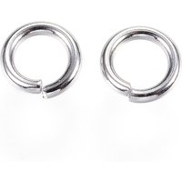 Anneaux Brisés Ouverts en Acier Inoxydable 304 Non-Tarnissables 8x1.5mm — Accessoires pour bijoux