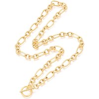 Collier Figaro en Acier Inoxydable 304 avec Fermoir à Bascule Unisexe — Collier pendentif