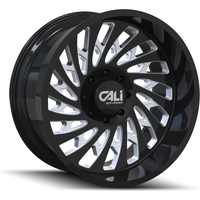 Cali Off Road 9108 Switchback Gloss Black Milled Wheels 20x10