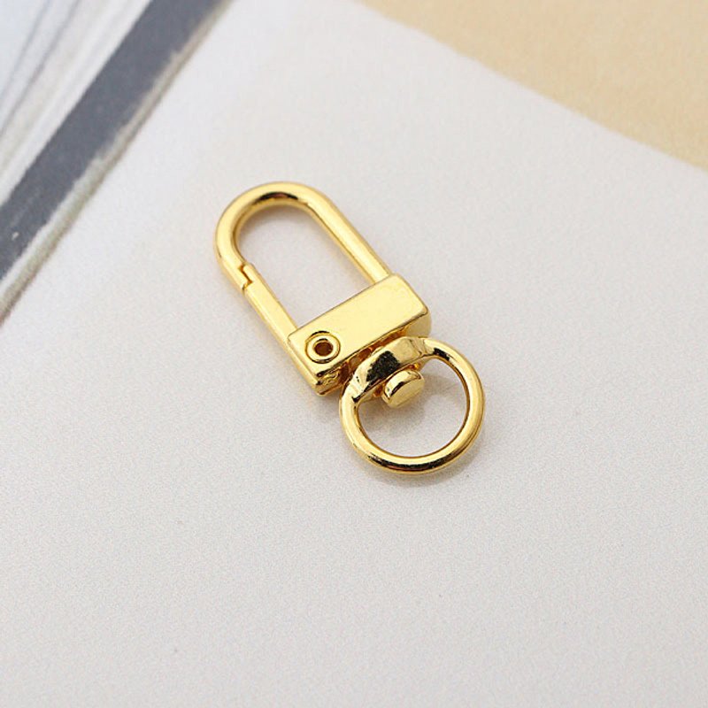 Attaches à rotation en alliage, attaches à clip pour lanière, doré — Accessoires pour bijoux