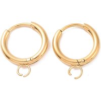 Trouvailles de boucles d'oreilles Huggie en acier inoxydable 304 avec plaquage PVD — Accessoires pour bijoux