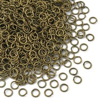 Anneaux Brisés Ouverts en Fer, Ronds en Bronze Antique, 21 Gauge, 5x0.7mm — Accessoires pour bijoux