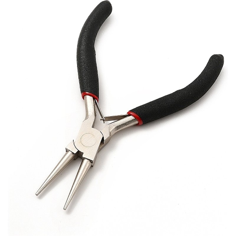 Pinces à Bijoux 65# en Acier au Carbone, Boules Noires — Outils de création de bijoux
