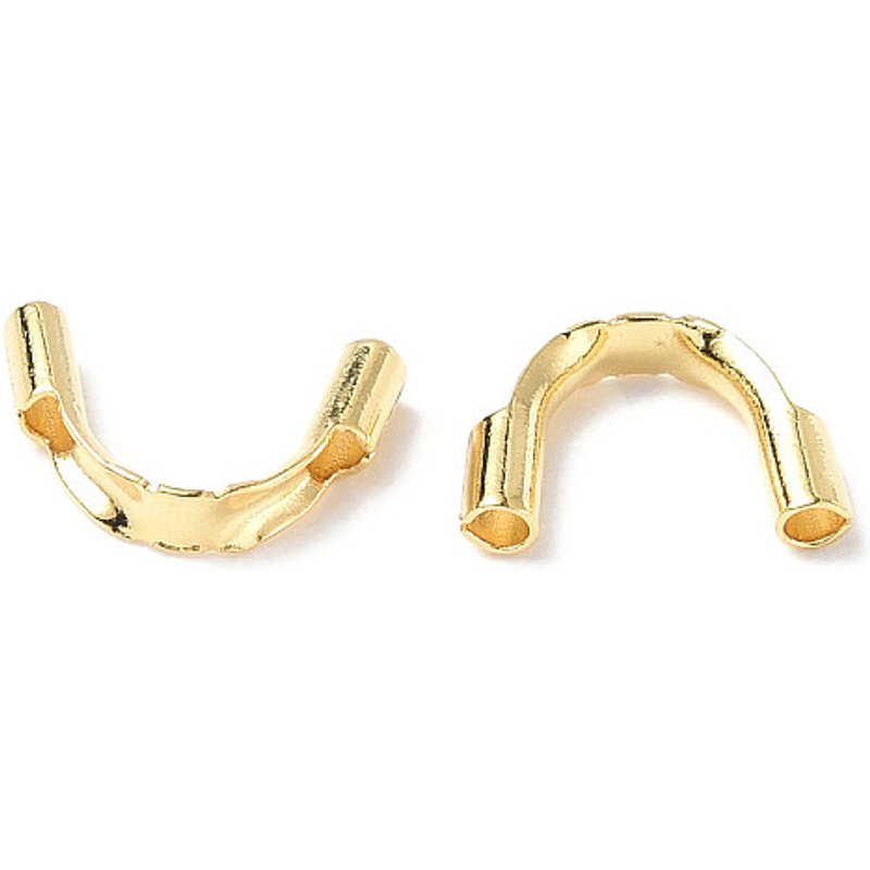Gardiens de fil en acier inoxydable 304, plaqué or 18K — Accessoires pour bijoux