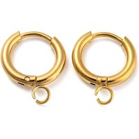 Trouvailles de Boucles d'Oreilles Huggie en Acier Inoxydable 304
