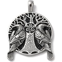 Viking 304 Stainless Steel Tree with Eagle Charms Pendant — Charms & Pendants