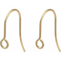 Crochets de Boucles d'Oreilles en Acier Inoxydable 316 avec Plaquage en Or 18K — Accessoires pour bijoux